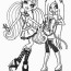 free printable monster high coloring