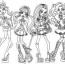 monster high coloring pages free