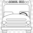 school bus safety coloring page