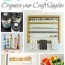 organize your craft supplies