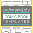 comic book templates free printable