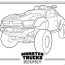 monster trucks printable coloring pages