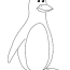 penguin coloring page for kids free