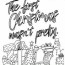free christmas coloring page
