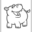 printable hippo coloring pages updated