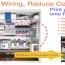 reduce electrical wiring for db box