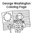 george washington coloring page