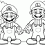 print mario and luigi coloring pages