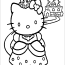 princess hello kitty 1 coloring pages