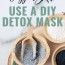 face mask diy detox face mask for acne