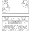 lovely merry christmas card coloring