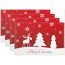 goodhong christmas placemats washable