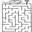 maze 44 coloring page for kids free