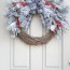 snowy and easy christmas wreath diy