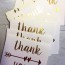 diy thank you cards create and babble