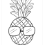 cute pineapple coloring pages free
