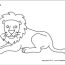 lion free printable templates
