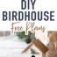 diy birdhouse plans easy beginner