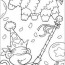 free birthday party coloring pages