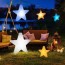 outdoor led christmas star and tree