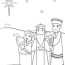 three wise men coloring page
