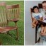 dad builds triple rocking chair so he