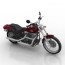 motorbike harley davidson n170219 3d