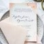 subtle watercolor wedding invitations