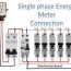single phase meter wiring diagram