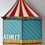 make circus party invitations for a