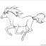 running horse coloring pages horse