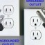 ungrounded versus grounded outlets