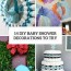 diy homemade baby shower decorations