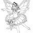 butterfly fairy coloring colouring of