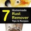 7 smart easy diy rust remover recipes