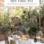 diy rustic fire pit in the woods