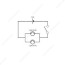 parallel circuit diagram stock image