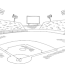 baseball coloring pages for kids fun