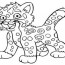 free cute baby cheetah coloring pages