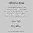 5 christmas songs sheet music for