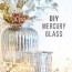 diy mercury glass christmas centrepiece