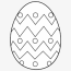 easter egg clip art free coloring pages