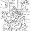 free nativity coloring pages printable