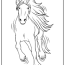 realistic horse coloring pages updated