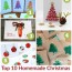 top 10 homemade christmas cards kids