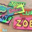 back to school name tags red ted art