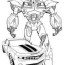 bumble bee transformer coloring page
