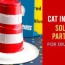 cat in the hat solo cup party hats for
