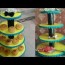 diy cupcake stand from cardbord art
