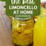 how to make limoncello recipe